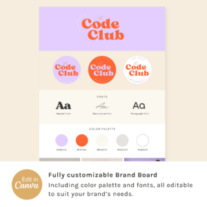 Brand Identity Kit - Code Club - Afbeelding 7